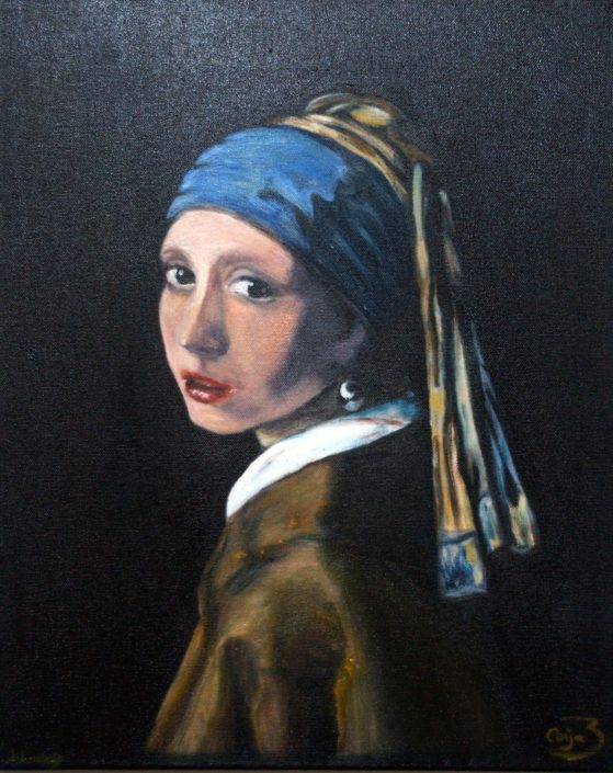 Olieverf op doek (katoen) 40 x 50 cm